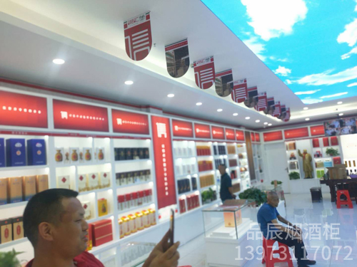娄底湘汇636加盟店·整面背柜效果